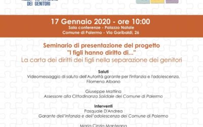 Seminario di presentazione del progetto “I figli hanno diritto di…”