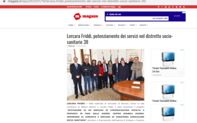 magaze.it (19.01.2023) Lercara Friddi, potenziamento dei servizi nel distretto socio-sanitario 38