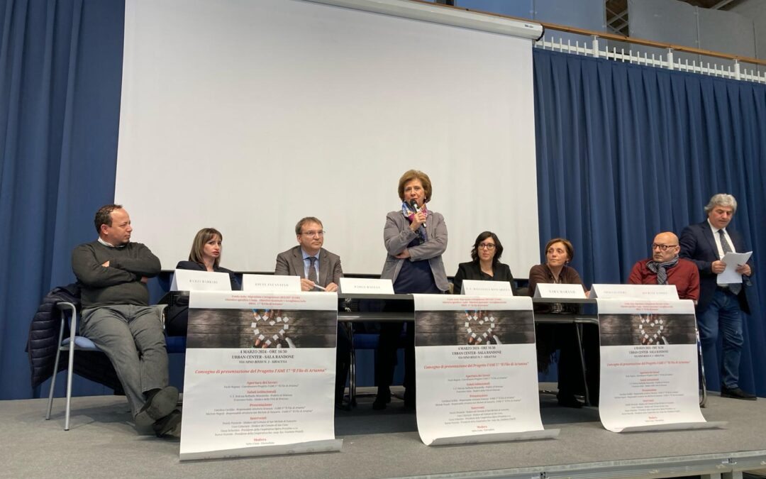 Foto Convegno di Presentazione del Progetto Fami 17- Il Filo di Arianna