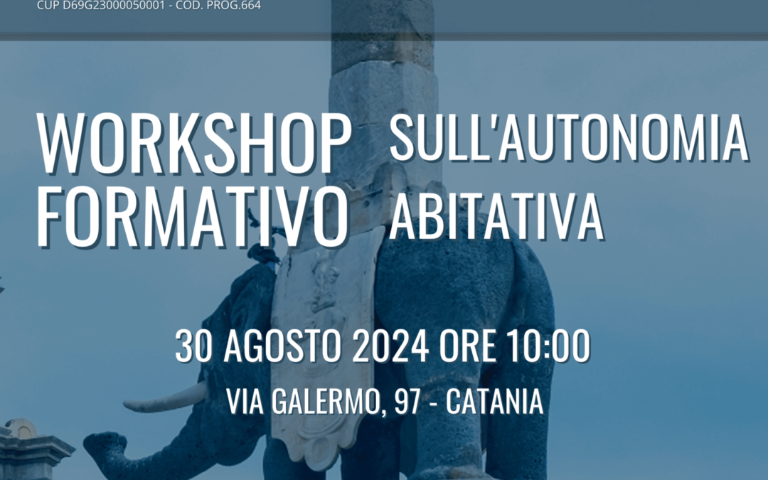 Workshop Formativo sull’autonomia abitativa